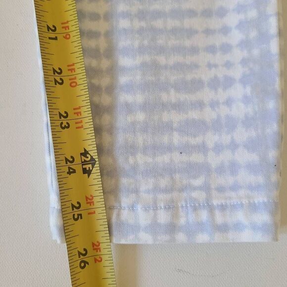 GAP Ultra Skinny Womens Blue White Print Stretch Ankle Pants Size 8 - Picture 11 of 14